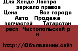 Для Хенде Лантра 1995-99 J2 зеркало правое › Цена ­ 1 300 - Все города Авто » Продажа запчастей   . Татарстан респ.,Чистопольский р-н